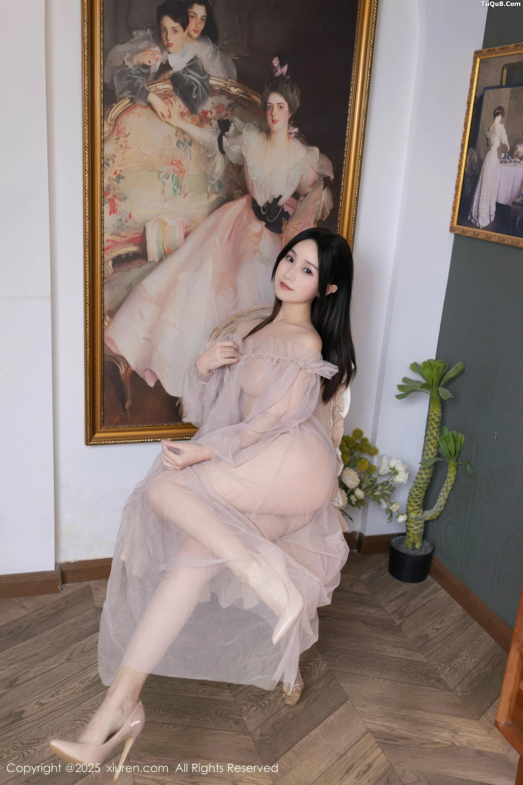 [[XiuRen秀人网]秀人网]No.10752_模特杏子Yada性感轻透粉色薄纱露紫色内衣秀曼妙身姿诱惑写真68P