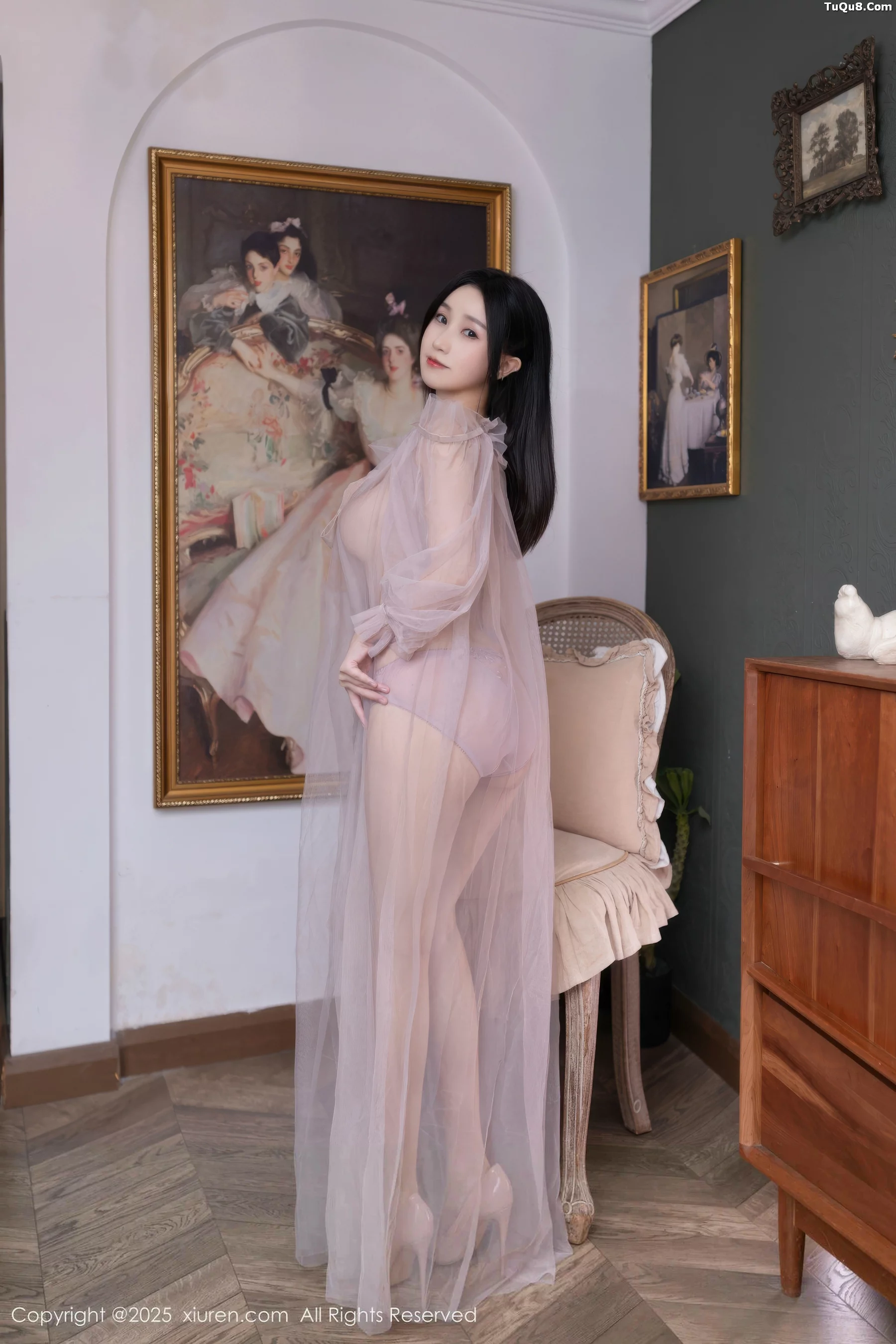 [[XiuRen秀人网]秀人网]No.10752_模特杏子Yada性感轻透粉色薄纱露紫色内衣秀曼妙身姿诱惑写真68P