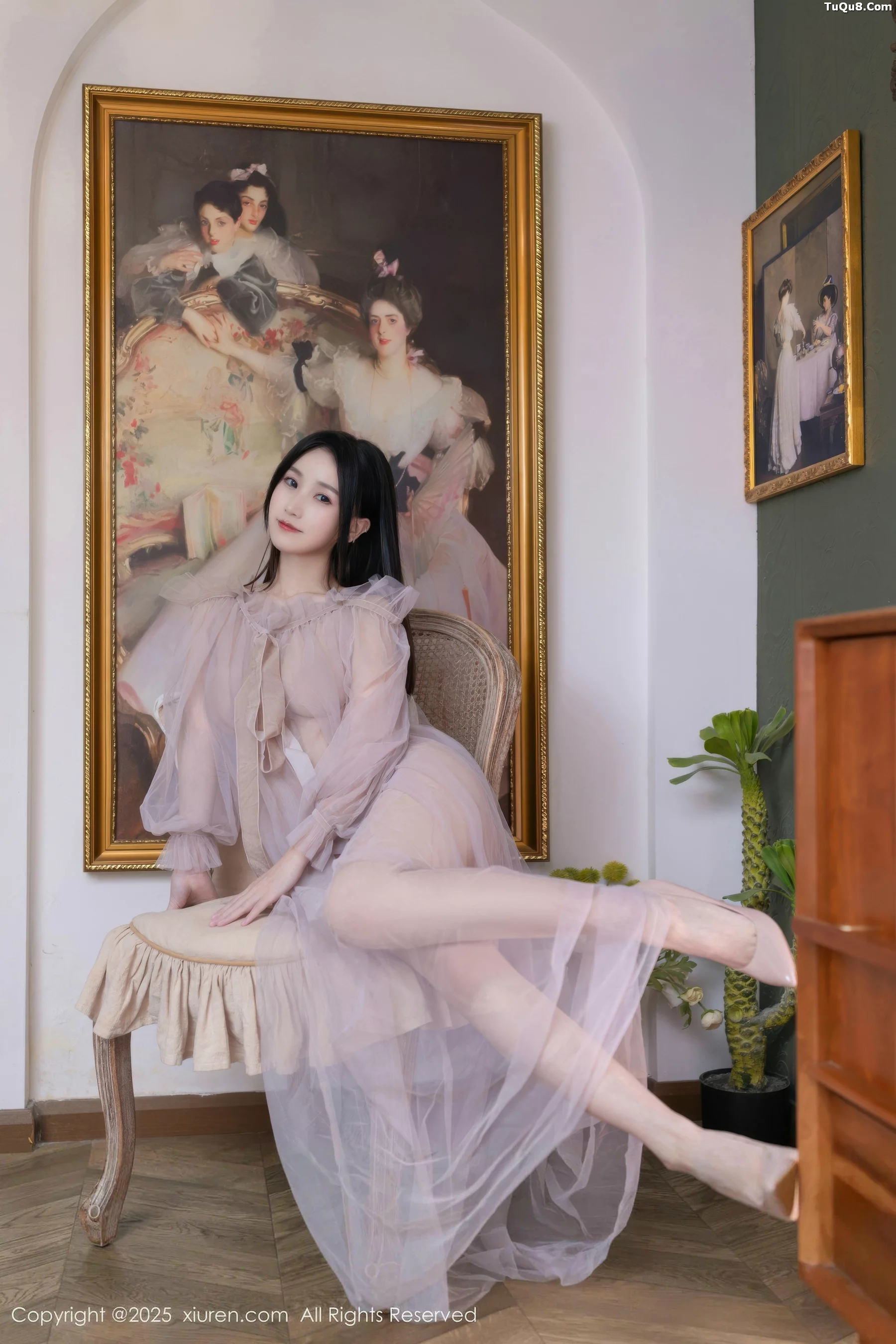 [[XiuRen秀人网]秀人网]No.10752_模特杏子Yada性感轻透粉色薄纱露紫色内衣秀曼妙身姿诱惑写真68P