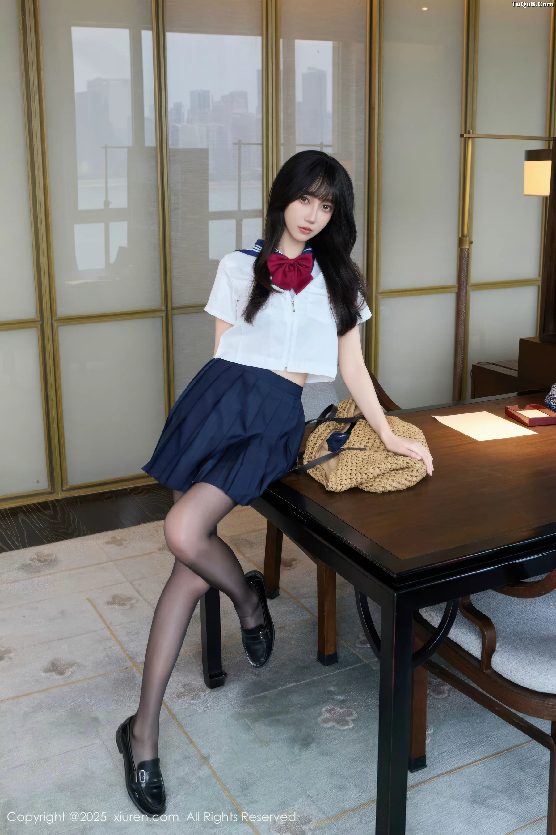 [[XiuRen秀人网]秀人网]No.10766_模特玥儿玥er私房性感JK制服配超薄黑丝秀曼妙身姿迷人诱惑写真68P