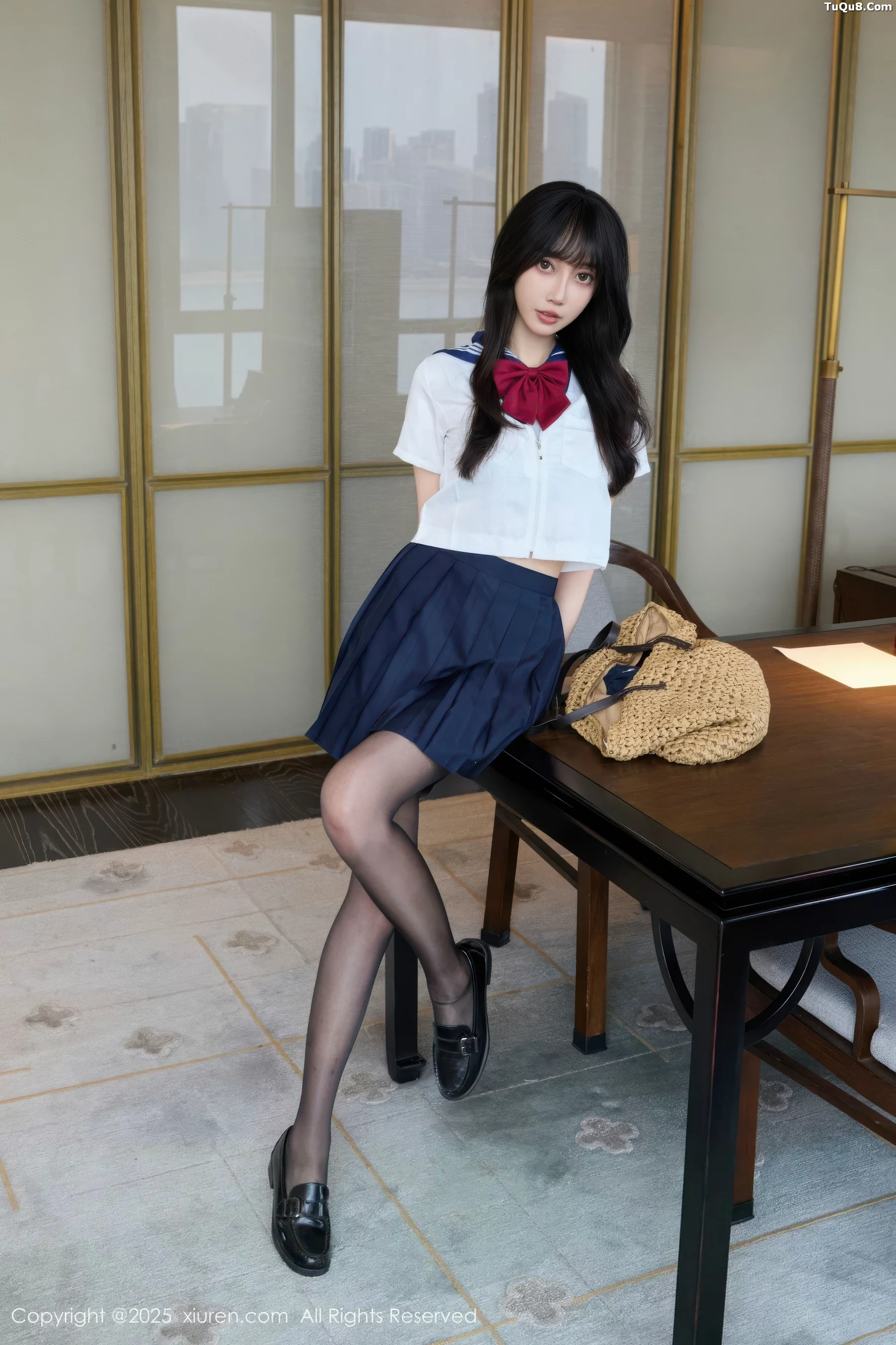 [[XiuRen秀人网]秀人网]No.10766_模特玥儿玥er私房性感JK制服配超薄黑丝秀曼妙身姿迷人诱惑写真68P