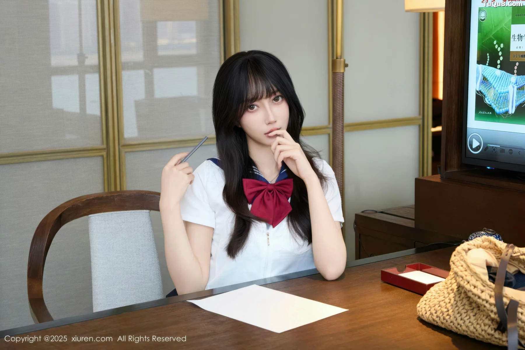 [[XiuRen秀人网]秀人网]No.10766_模特玥儿玥er私房性感JK制服配超薄黑丝秀曼妙身姿迷人诱惑写真68P