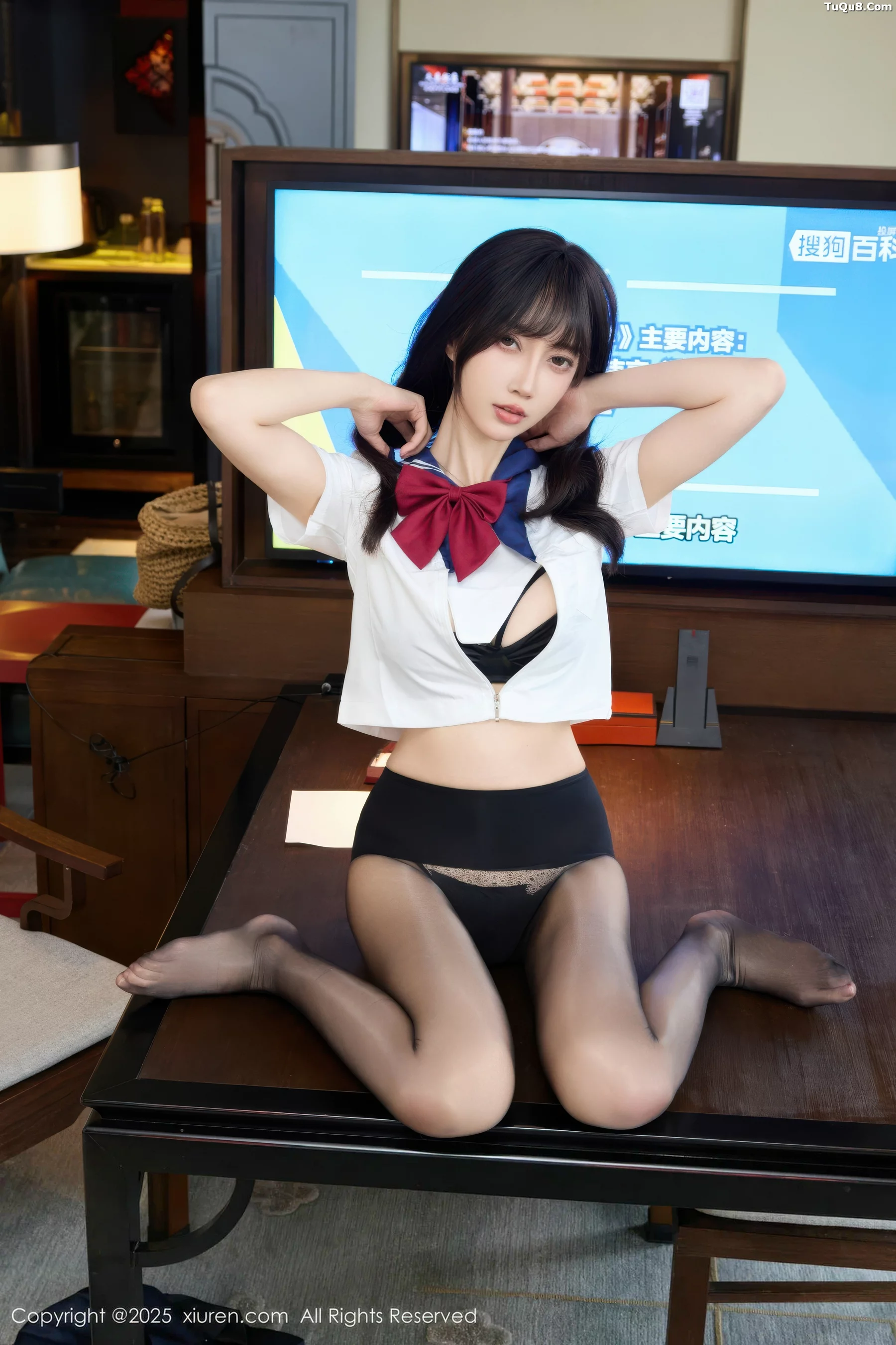 [[XiuRen秀人网]秀人网]No.10766_模特玥儿玥er私房性感JK制服配超薄黑丝秀曼妙身姿迷人诱惑写真68P