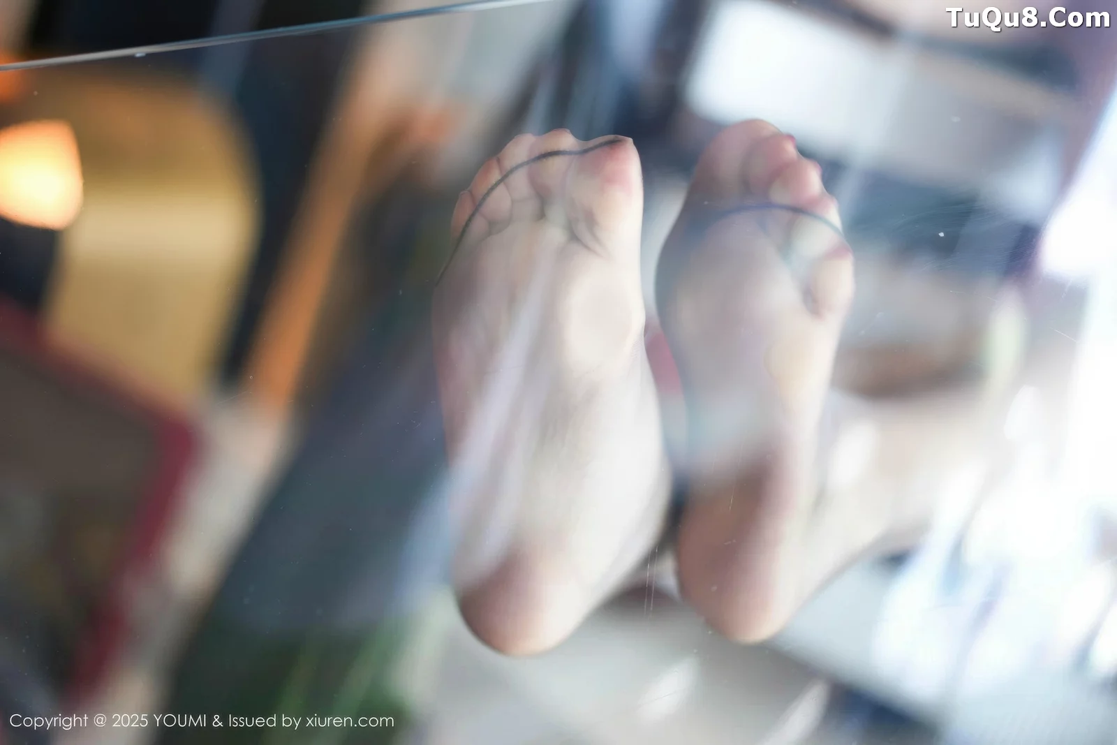 [YouMi尤蜜荟]Vol.1162_女神心妍小公主性感紫色情趣服饰配超薄黑丝秀丰满身材诱惑写真60P