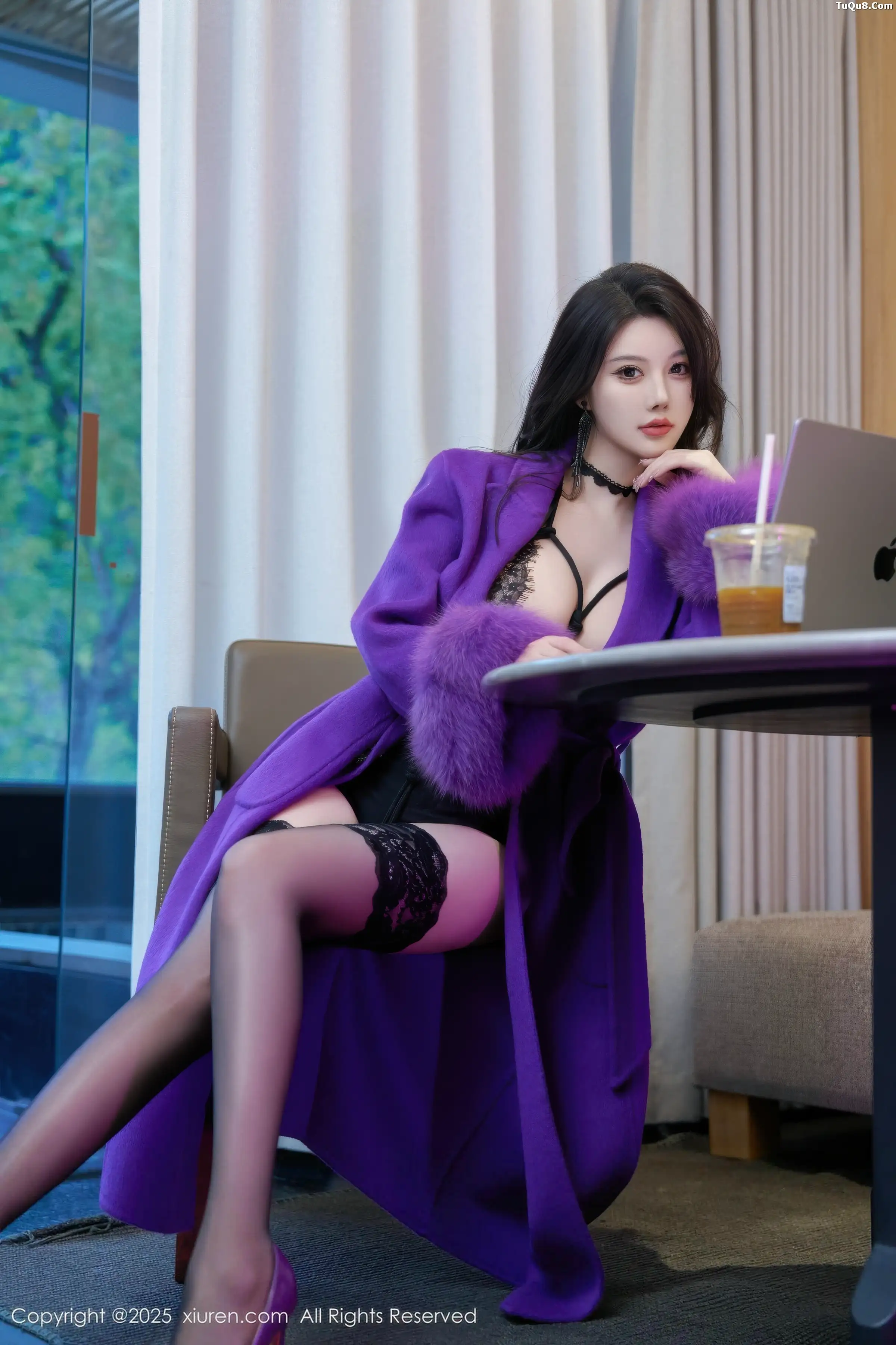 [[XiuRen秀人网]秀人网]No.11063_女神CHENCHEN.性感黑色情趣内衣配黑丝袜秀丰腴身材诱惑写真68P