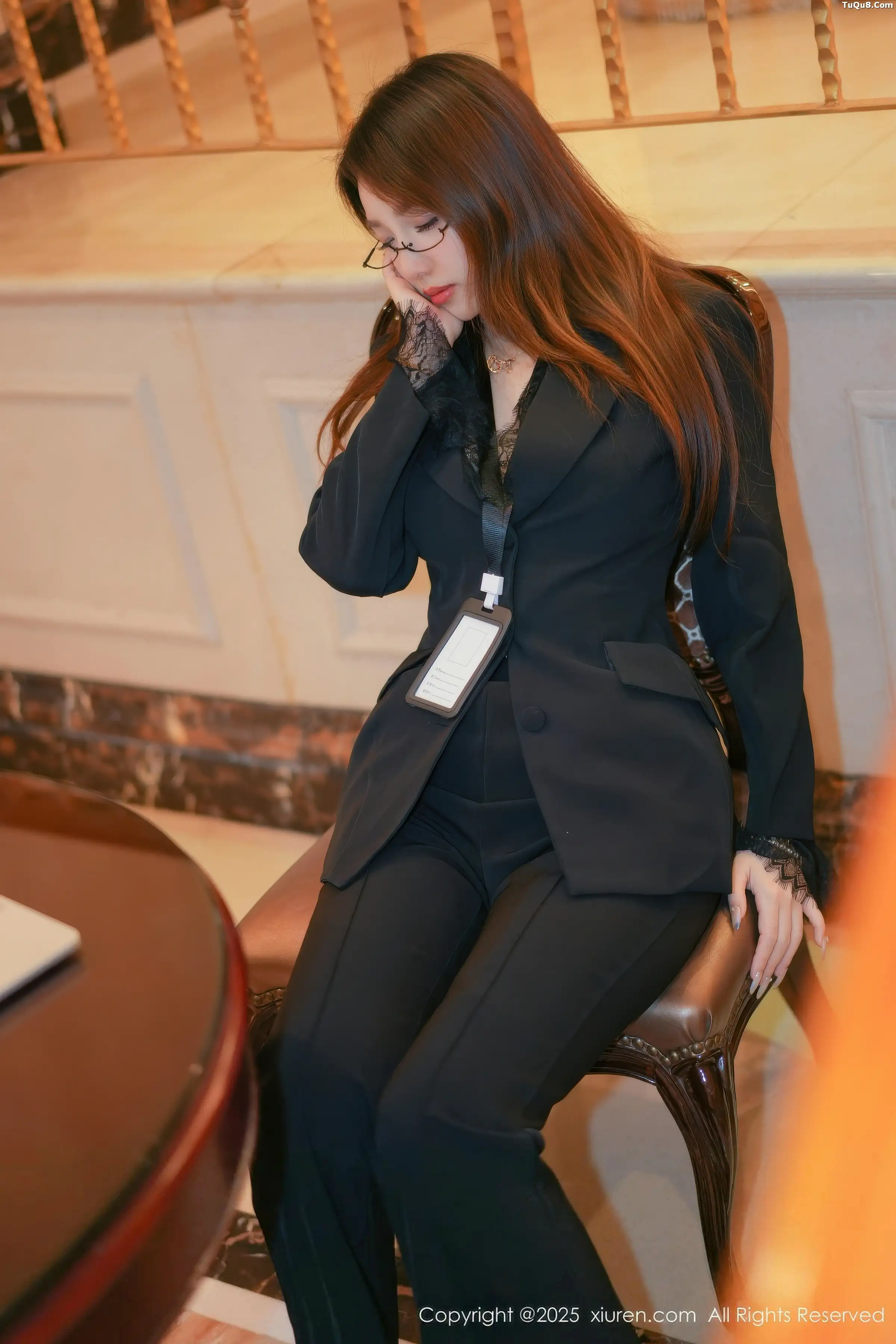 [[XiuRen秀人网]秀人网]No.11007_模特Twins-夭夭性感西服露豹纹内衣配闪亮黑丝秀曼妙身姿诱惑写真82P