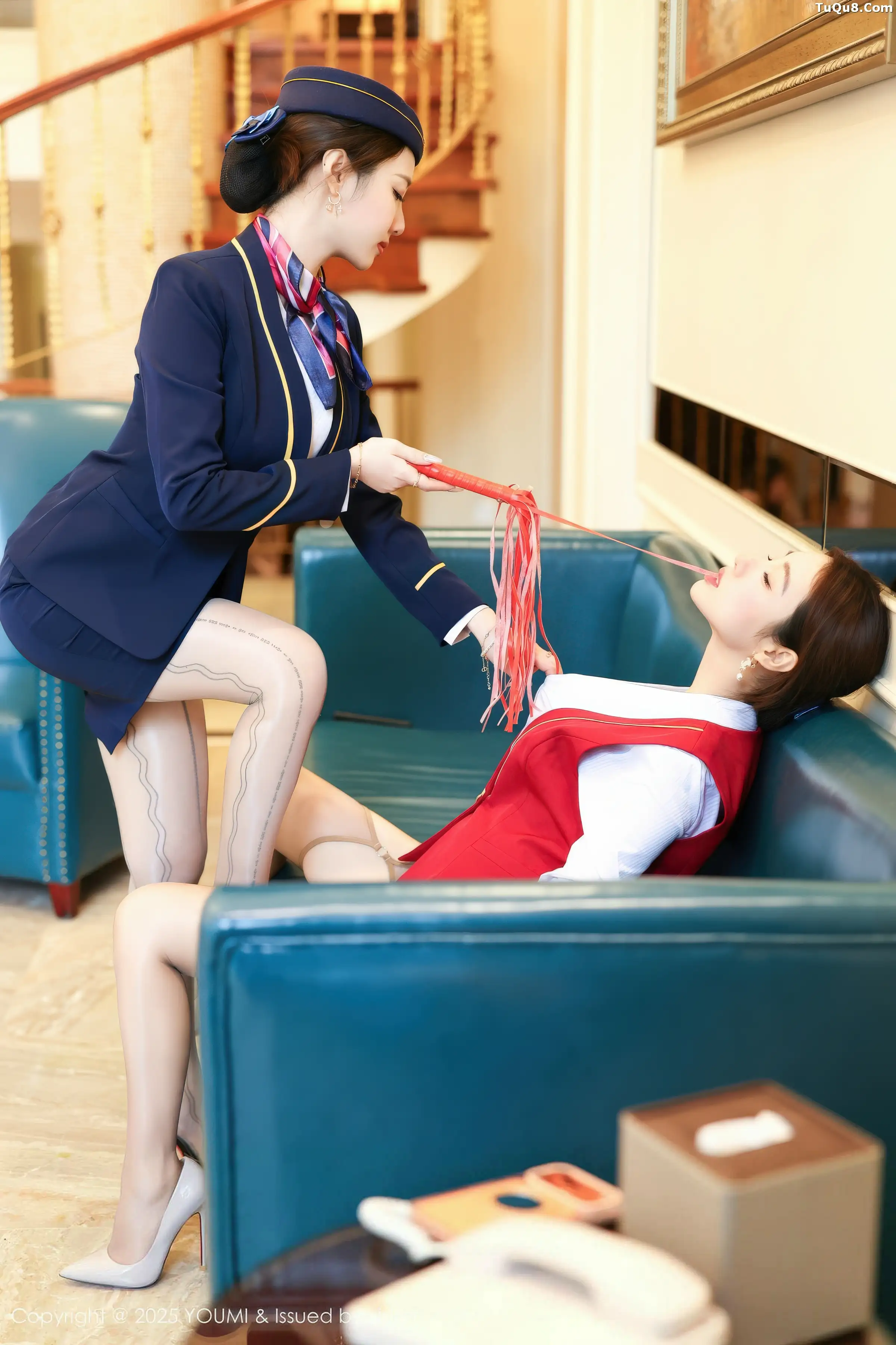 [YouMi尤蜜荟]Vol.1189_模特合集Twins-桃桃＆Twins-夭夭私房性感内衣秀完美身材诱惑写真92P