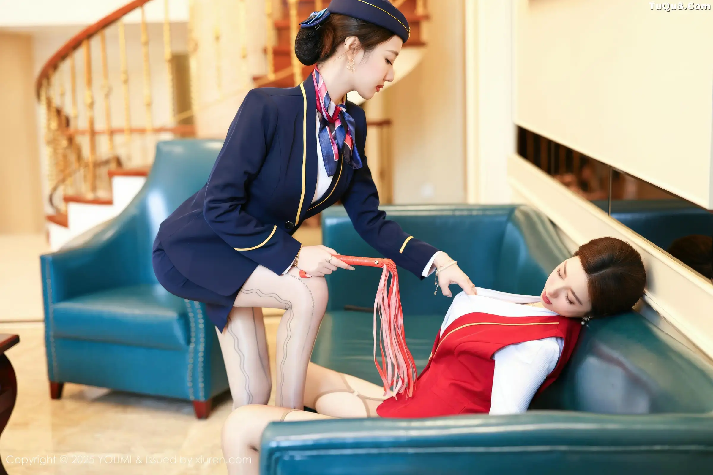 [YouMi尤蜜荟]Vol.1189_模特合集Twins-桃桃＆Twins-夭夭私房性感内衣秀完美身材诱惑写真92P