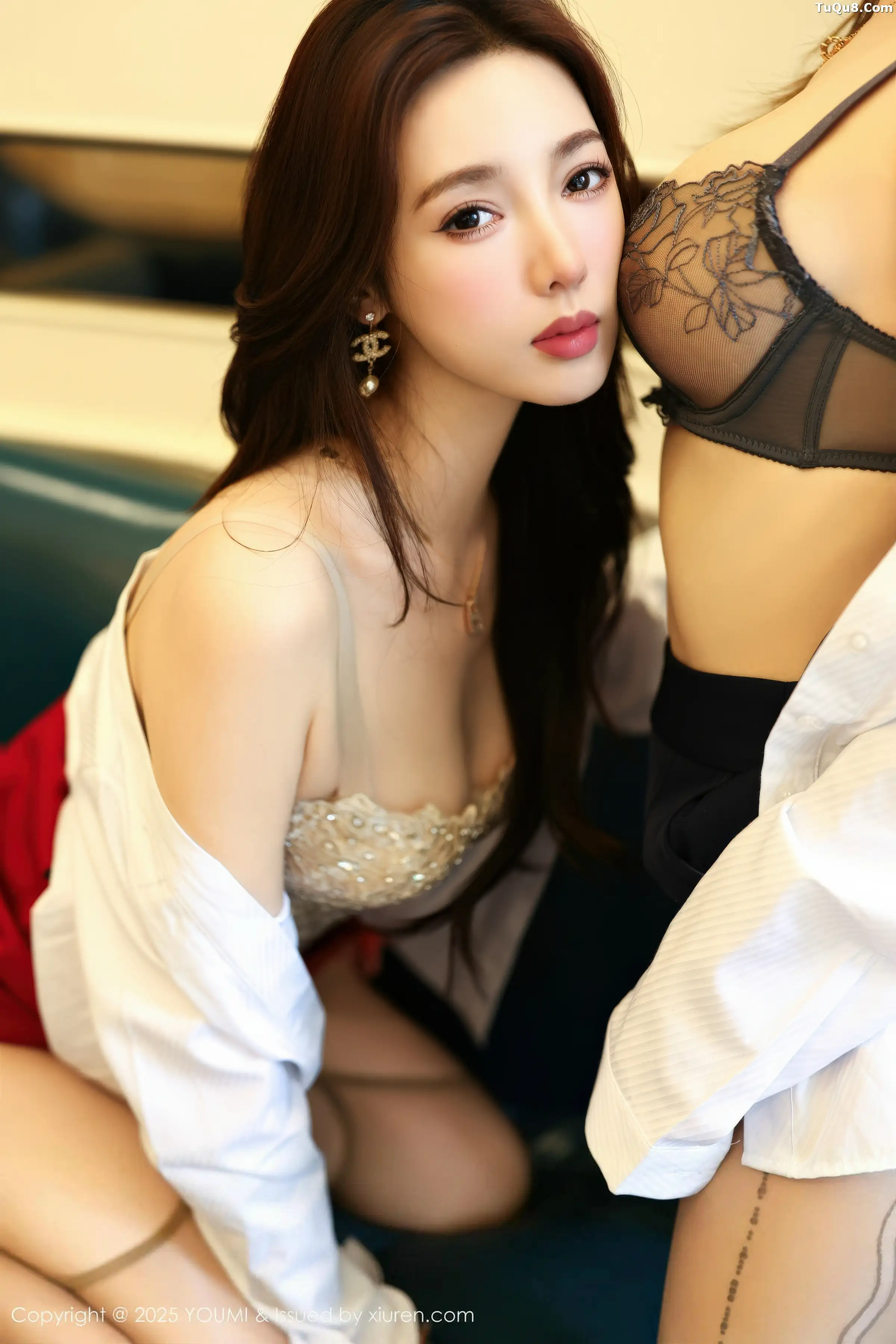 [YouMi尤蜜荟]Vol.1189_模特合集Twins-桃桃＆Twins-夭夭私房性感内衣秀完美身材诱惑写真92P