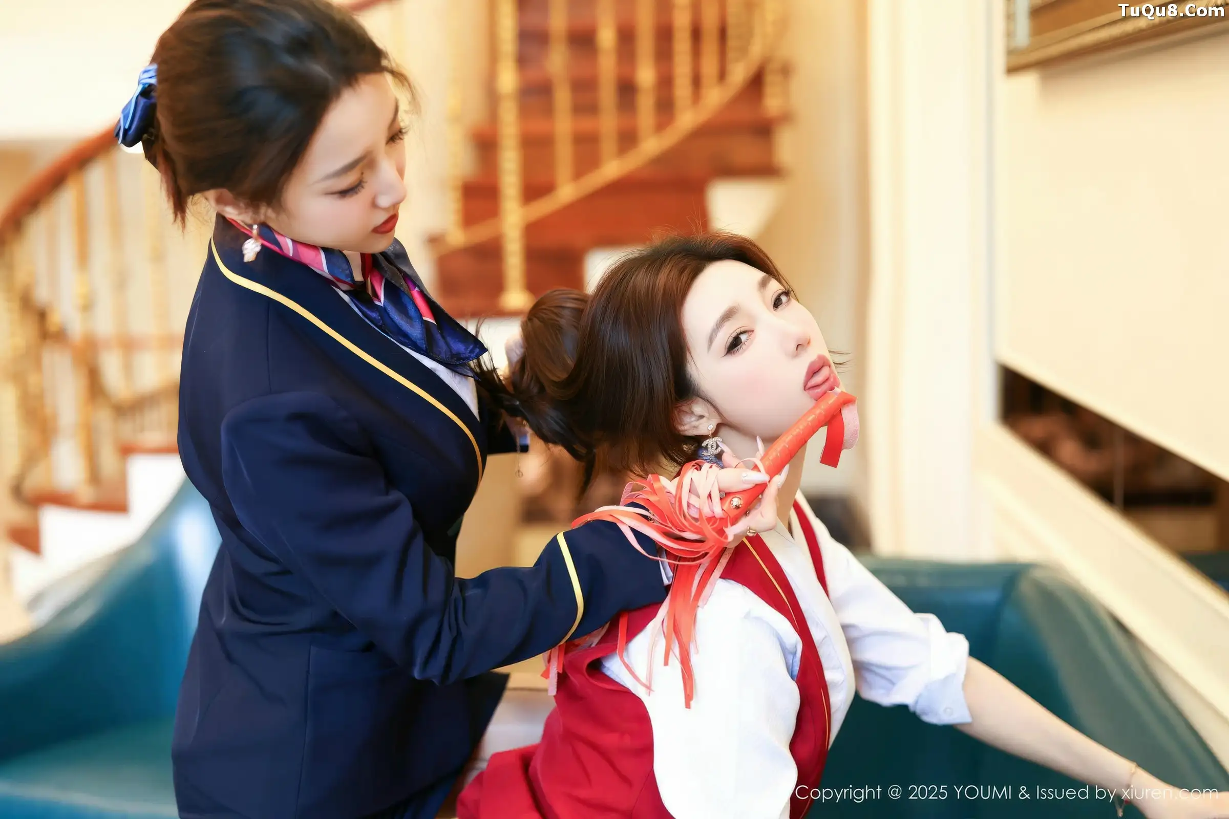 [YouMi尤蜜荟]Vol.1189_模特合集Twins-桃桃＆Twins-夭夭私房性感内衣秀完美身材诱惑写真92P