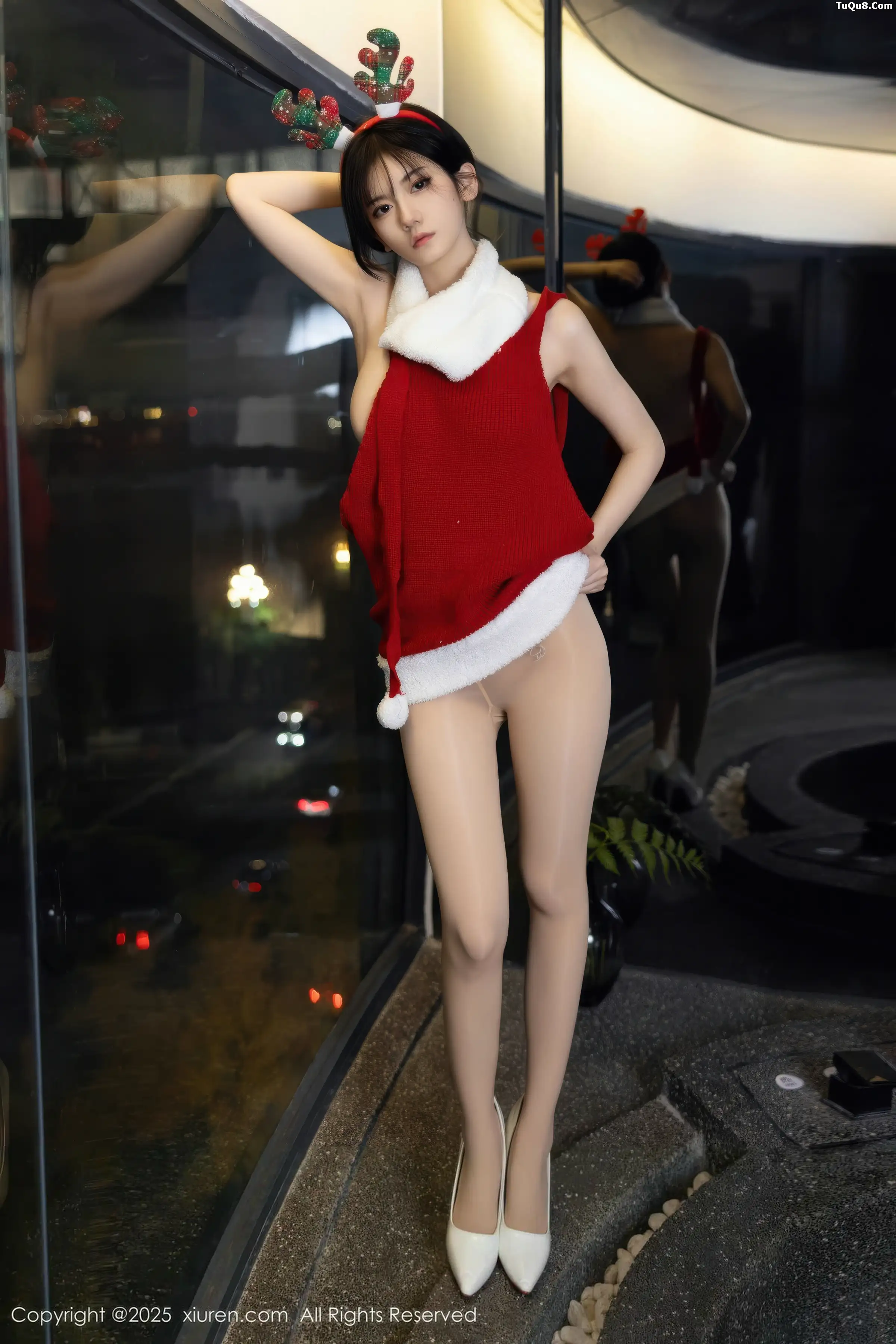 [[XiuRen秀人网]秀人网]No.11158_模特凌七七性感红色开背毛衣配超薄肉丝秀曼妙身姿撩人诱惑写真86P