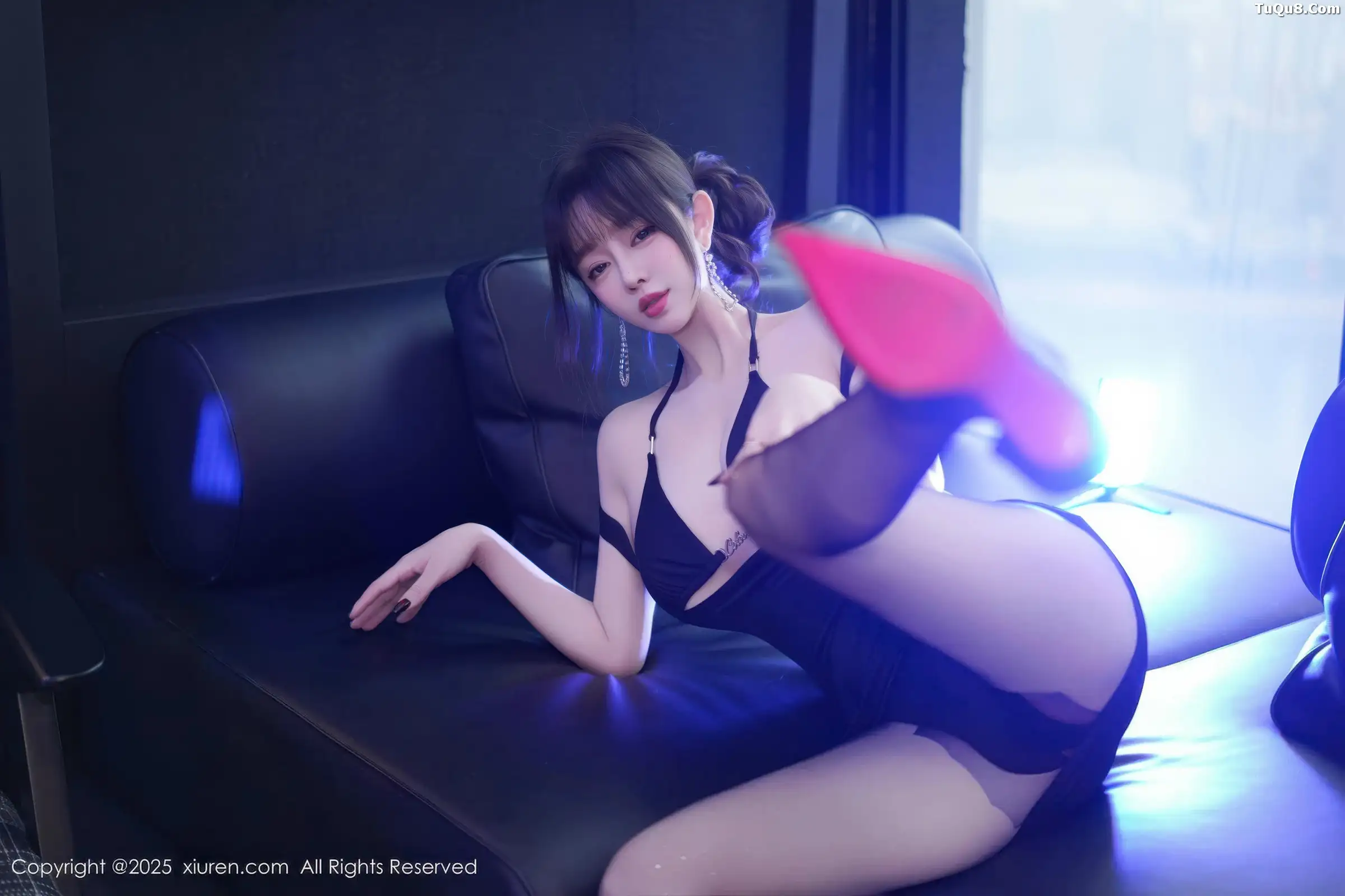 [[XiuRen秀人网]秀人网]No.11165_女神王羽纯✨性感黑色情趣内衣配超薄黑丝秀完美身材诱惑写真73P